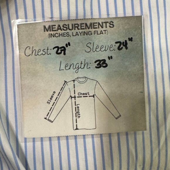 Charles tyrwhitt non iron classic fit blue striped button up shirt size 19/37 - Picture 8 of 8